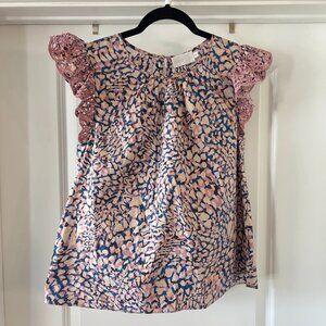 427 Christy Lynn Aurelie Top in Pink Panther Size Medium